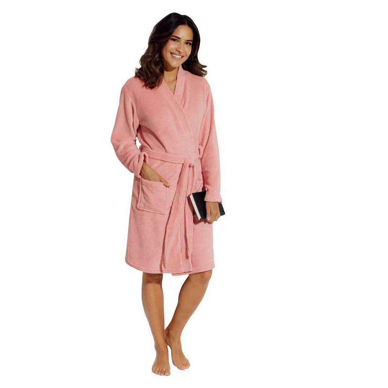 ΡΟΜΠΑ FLEECE ΡΟΖ ΜΕ ΤΣΕΠΕΣ DIAMOND M-L-XL