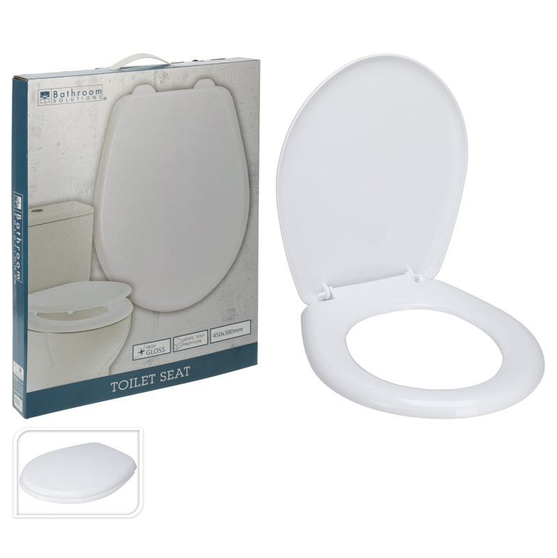 ΚΑΠΑΚΙ ΤΟΥΑΛΕΤΑΣ ΛΕΥΚΟ 45x38εκ BATHROOM SOLUTIONS