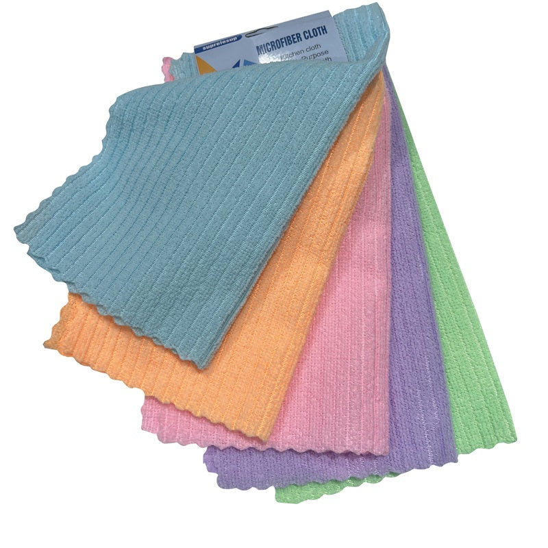 ΠΑΝΑΚΙ ΜΙΚΡΟΦΙΜΠΡΑ 30x30cm 5ΤΕΜ ΜΟΝΟΧΡΩΜΟ TNS