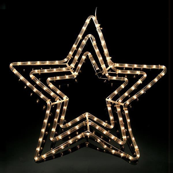 ΠΕΡΙΓΡΑΜΜΑ ΑΣΤΕΡΙ LED ΤΡΙΠΛΟ ΘΕΡΜΟ ΜΕ ΠΡΟΓΡΑΜΜΑ