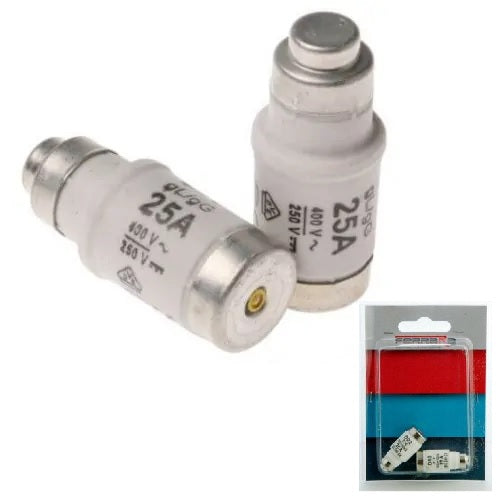 ΑΣΦΑΛΕΙΑ ΠΙΝΑΚΑ 25Α 2ΤΕΜ ΚΑΡΤΕΛΑ EUROLAMP