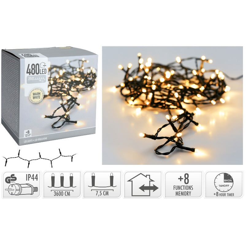 ΦΩΤΑΚΙΑ 480LED ΠΡΟΓΡ.ΠΡΑΣ.ΚΑΛ.ΘΕΡΜΟ.ΛΑΜΠ 36m