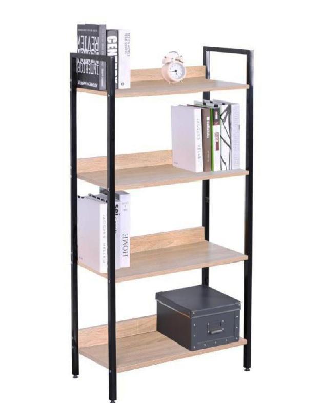 ΡΑΦΙΕΡΑ 4 ΘΕΣΕΩΝ 126x60x28cm ΞΥΛΟ ΜΕΤΑΛΛΟ