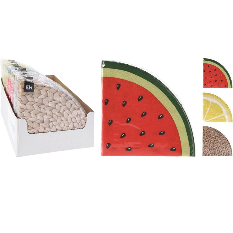 ΧΑΡΤΟΠΕΤΣΕΤΕΣ 32cm 12ΤΕΜ 3Φ EXCELLENT HOUSEWARE