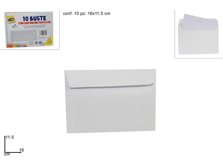 ΦΑΚΕΛΟΣ ΜΕ ΚΑΡΤΑ 16x11.5cm 10ΤΕΜ