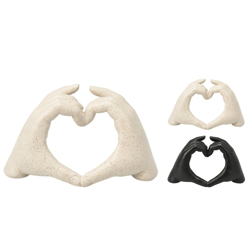 ΧΕΡΙΑ ΣΕ ΣΧΗΜΑ ΚΑΡΔΙΑΣ ΠΟΛΥΡΕΖΙΝ 14cm