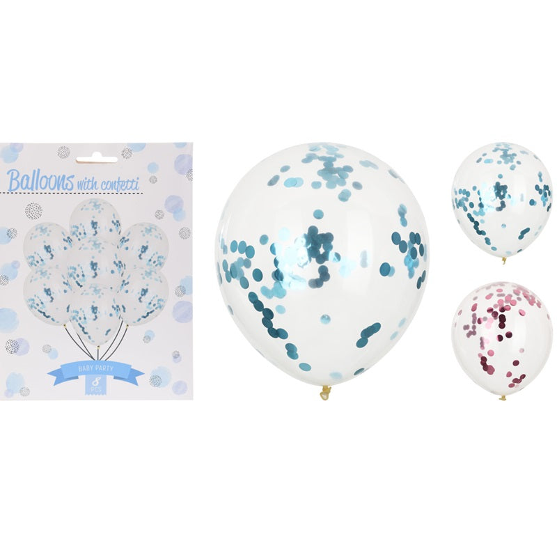 ΜΠΑΛΟΝΙΑ 8ΤΕΜ ΜΕ ΚΟΜΦΕΤΙ BABY PARTY