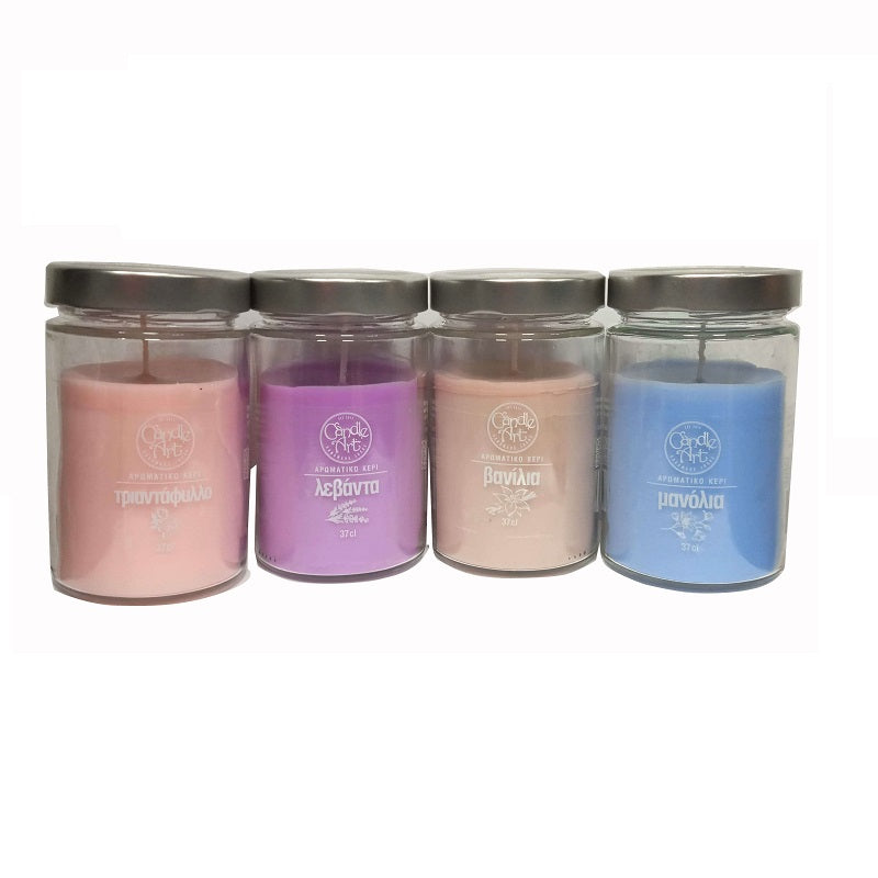 ΚΕΡΙ ΒΑΖΑΚΙ ΑΡΩΜΑΤΙΚΟ 37cl CANDLE ART