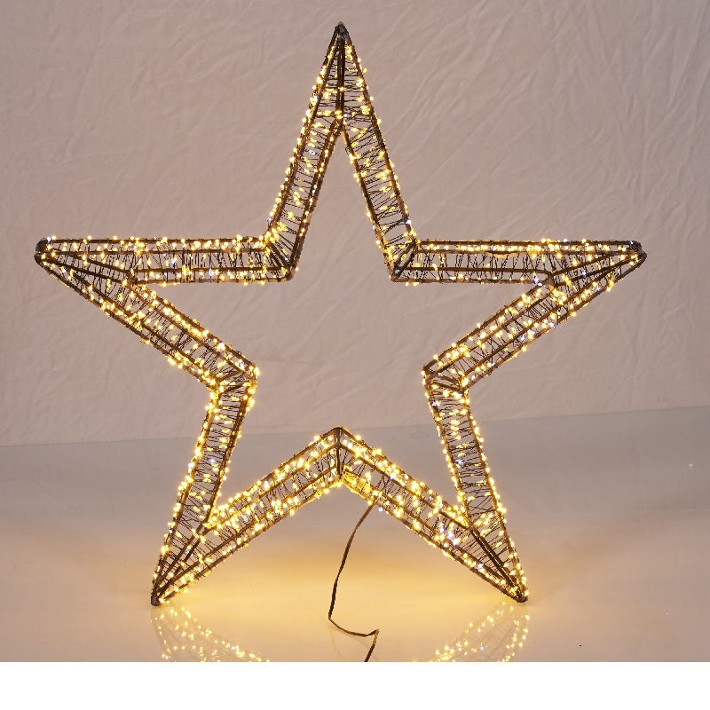 ΠΕΡΙΓΡΑΜΜΑ ΑΣΤΕΡΙ ΤΡΙΣΔΙΑΣΤΑΤΟ ΘΕΡΜΟ ΛΕΥΚΟ 36x5εκ