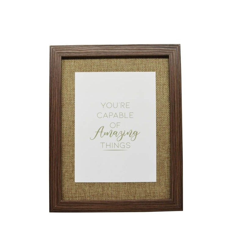 ΦΩΤΟΓΡΑΦΟΘΗΚΗ ΞΥΛΙΝΗ ΜΕ ΜΠΕΖ ΛΙΝΟ 13x18εκ ANKOR