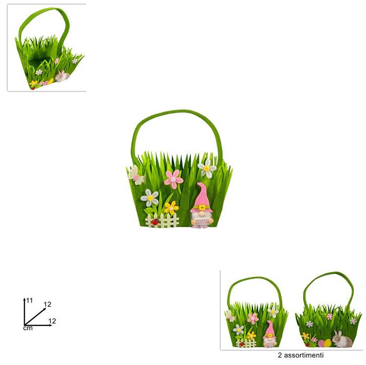 ΚΑΛΑΘΙ ΠΑΣΧΑΛΙΝΟ ΤΣΟΧΙΝΟ ΜΕ ΚΟΥΝΕΛΙ/NANO 12x11εκ