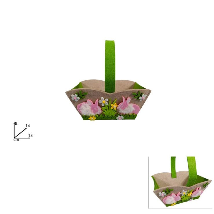 ΚΑΛΑΘΙ ΠΑΣΧΑΛΙΝΟ ΤΣΟΧΙΝΟ ΜΕ ΚΟΥΝΕΛΙA 18x8εκ