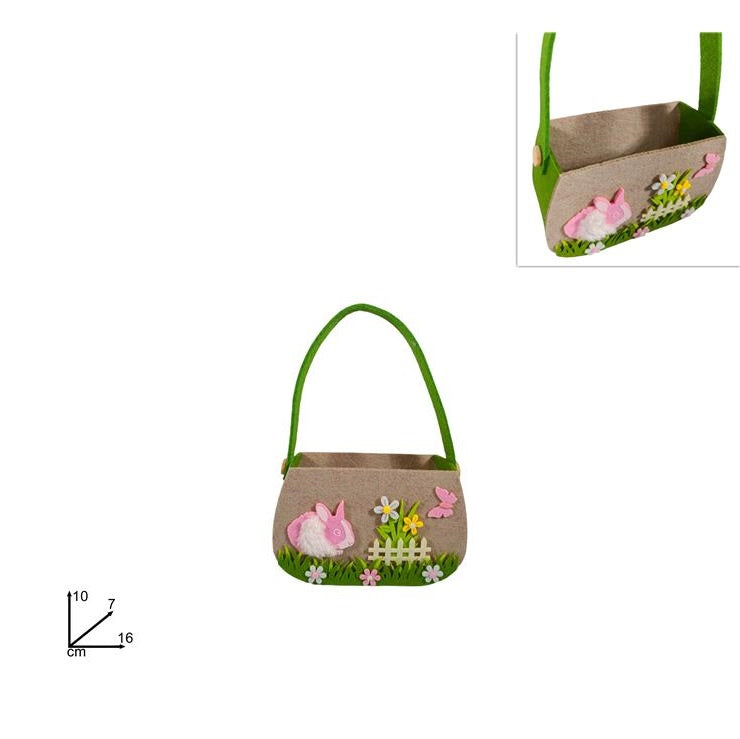 ΚΑΛΑΘΙ ΠΑΣΧΑΛΙΝΟ ΤΣΟΧΙΝΟ ΜΕ ΚΟΥΝΕΛΙ 16x10εκ