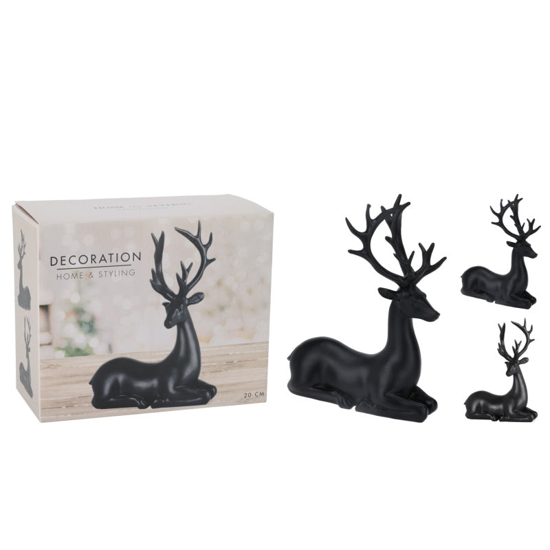 ΤΑΡΑΝΔΟΣ 20cm ΔΙΑΚΟΣΜΗΤΙΚΟΣ ΜΑΥΡΟΣ H&S