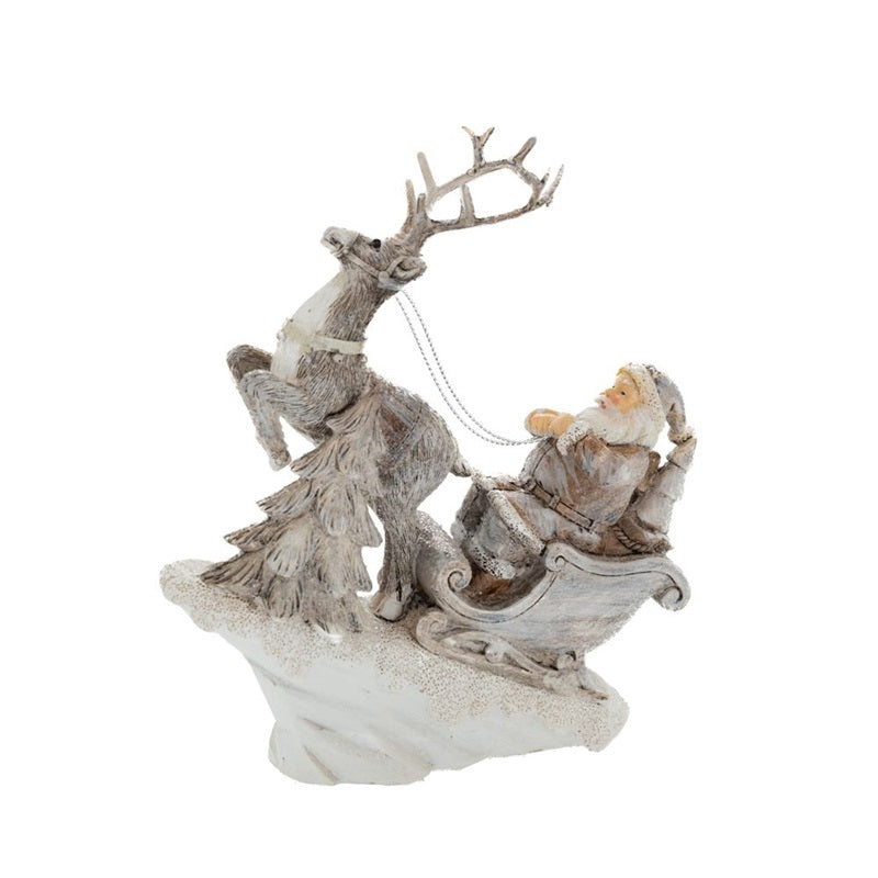 ΑΗ ΒΑΣΙΛΗΣ ΣΕ ΕΛΚΗΘΡΟ ΑΣΗΜΙ ΚΡΕΜ 16x6x18cm ΠΟΛΥΡΕΖΙΝ