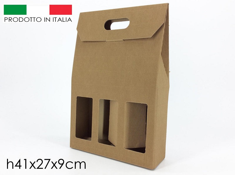 ΘΗΚΗ ΜΠΟΥΚΑΛΙΟΥ ΤΡΙΠΛΗ ΚΡΑΦΤ 41x27x9cm