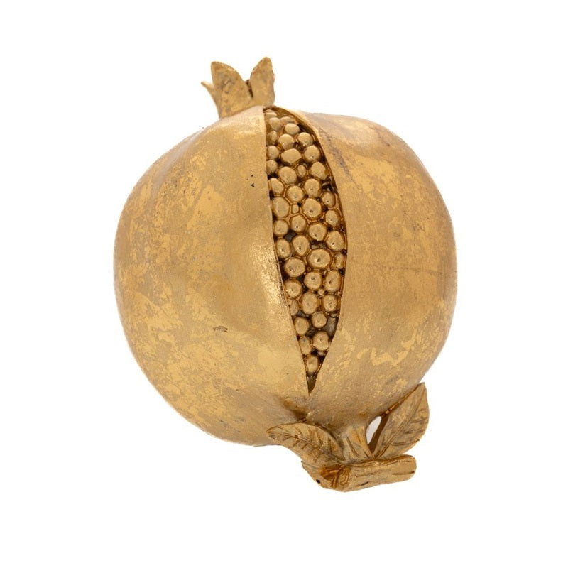 ΡΟΔΙ XMAS ΧΡΥΣΟ 15x11x10cm ΠΟΛΥΡΕΖΙΝ