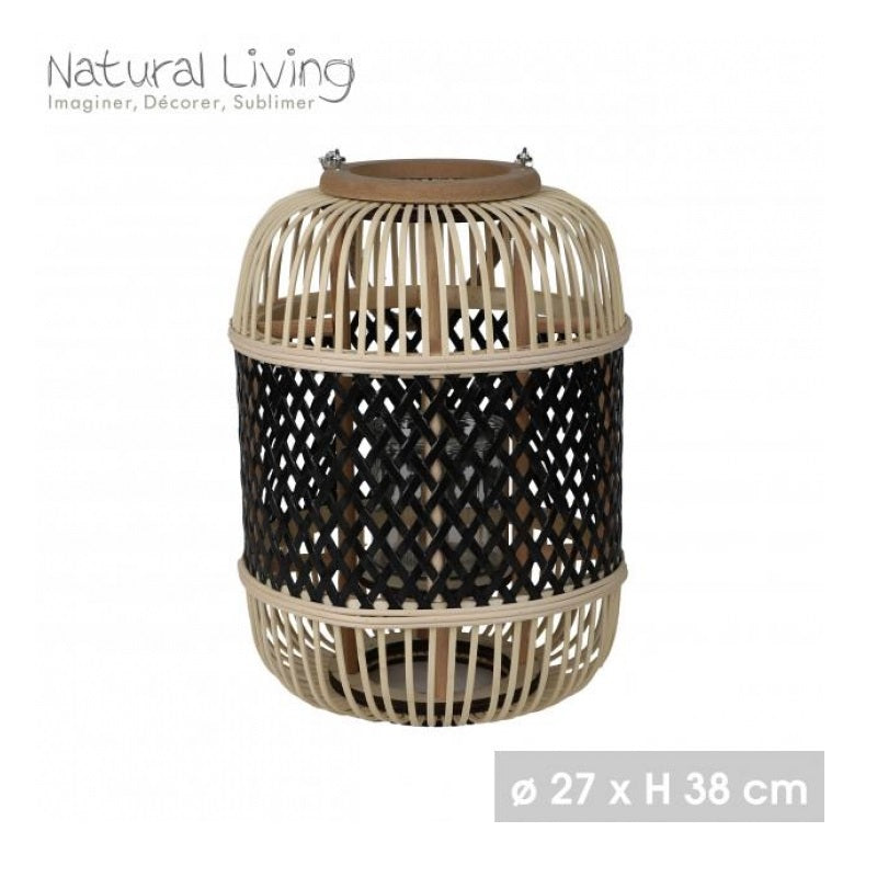 ΦΑΝΑΡΙ ΜΠΑΜΠΟΥ ΔΙΧΡΩΜΟ ΜΕ ΣΧΟΙΝΙ 38εκ YOKO