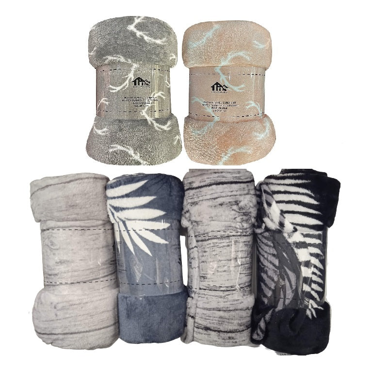 ΚΟΥΒΕΡΤΑ 150x220εκ SUPER SOFT ΦΛΑΝΕΛ ΜΕ ΣΧΕΔΙΟ TNS