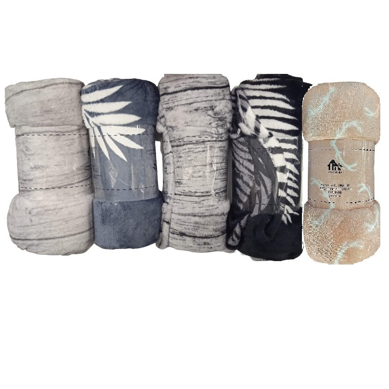 ΚΟΥΒΕΡΤΑ 200x220εκ SUPER SOFT ΦΛΑΝΕΛ ΜΕ ΣΧΕΔΙΟ TNS