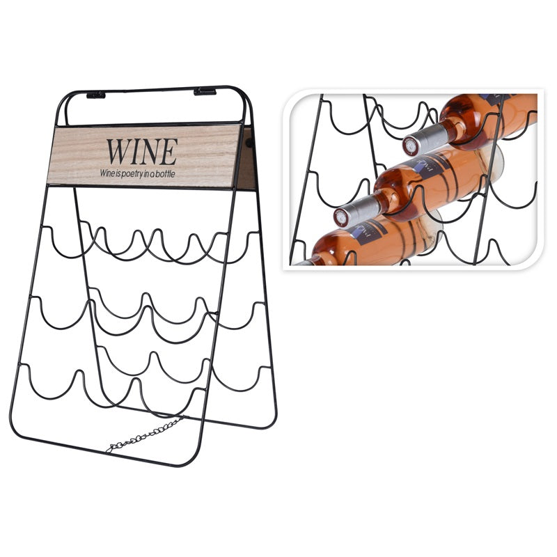 ΣΤΑΝΤ ΓΙΑ ΦΙΑΛΕΣ ΠΟΤΟΥ 9ΘΕΣΕΩΝ 30x26x49cm