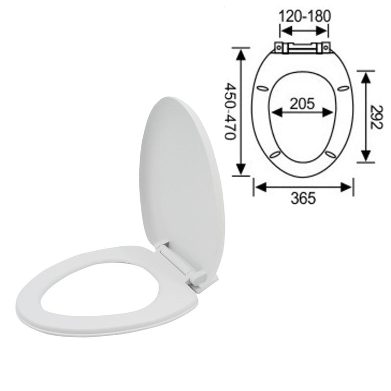 ΚΑΠΑΚΙ ΤΟΥΑΛΕΤΑΣ SOFT CLOSE 36x43cm
