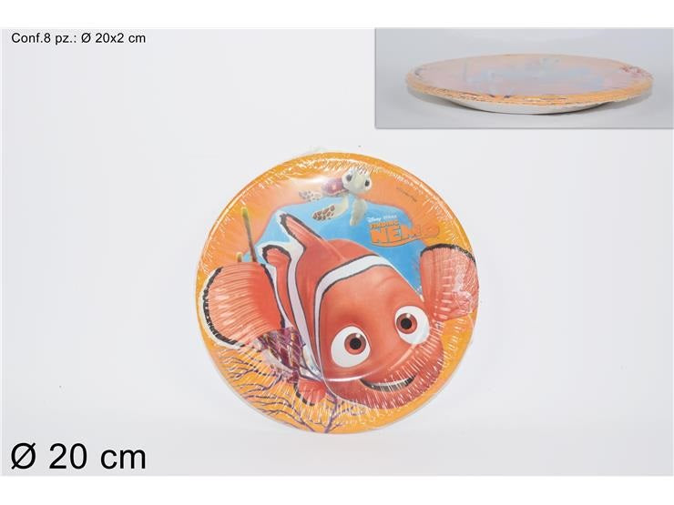 ΠΙΑΤΑ ΠΑΡΤΥ 8ΤΕΜ 19.5cm NEMO