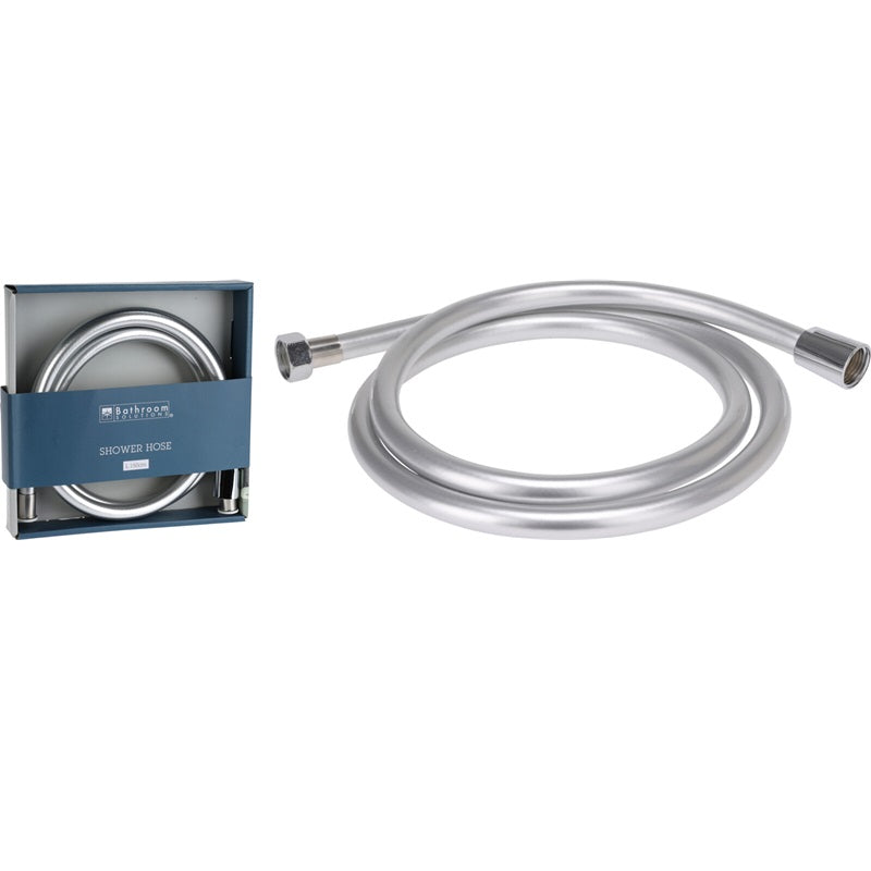 ΣΠΙΡΑΛ ΜΠΑΝΙΟΥ MATT SILVER PVC 1.50m BATHROOM SOLUTIONS