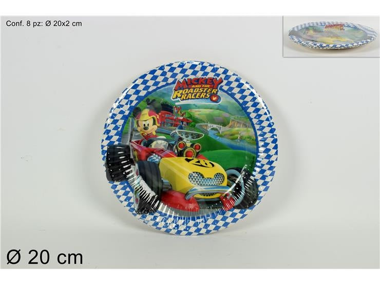 ΠΙΑΤΑ ΠΑΡΤΥ 8TEM 19.5cm MICKEY ROADSTER