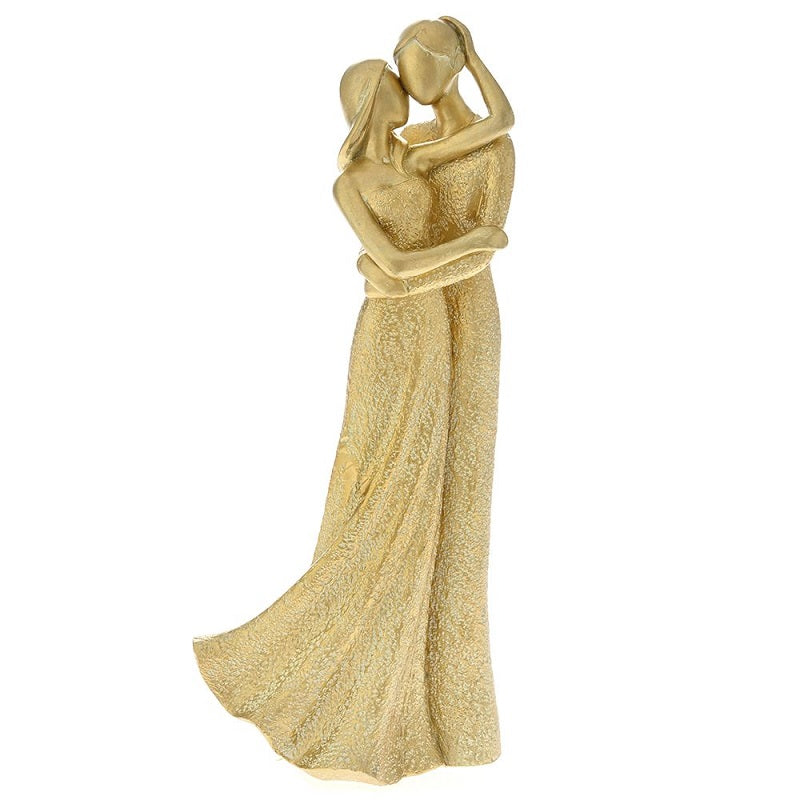 ΔΙΑΚΟΣΜΗΤΙΚΟ ΧΡΥΣΟ ΖΕΥΓΑΡΙ ΑΓΚΑΛΙΑΣΜΕΝΟ 13x10x31cm