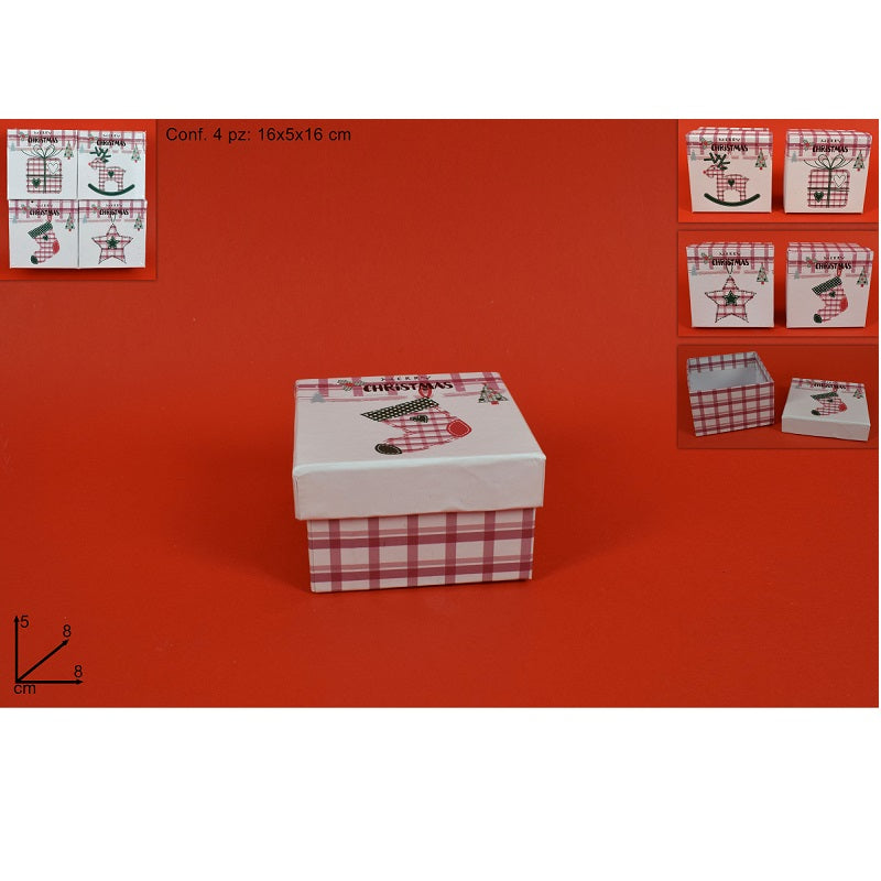 ΚΟΥΤΙ ΔΩΡΟΥ XMAS 8x8x5cm