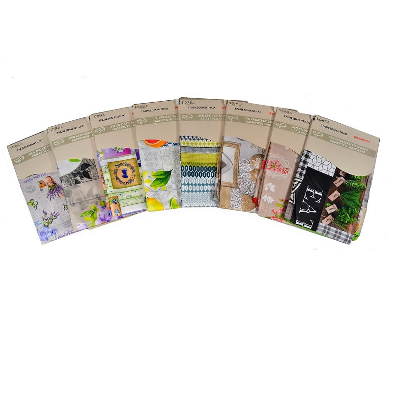 ΤΡΑΠΕΖΟΜΑΝΤΗΛO 150x180cm ΑΛΕΚΙΑΣΤΟ ΒΥΖΑΝΤΙΟ