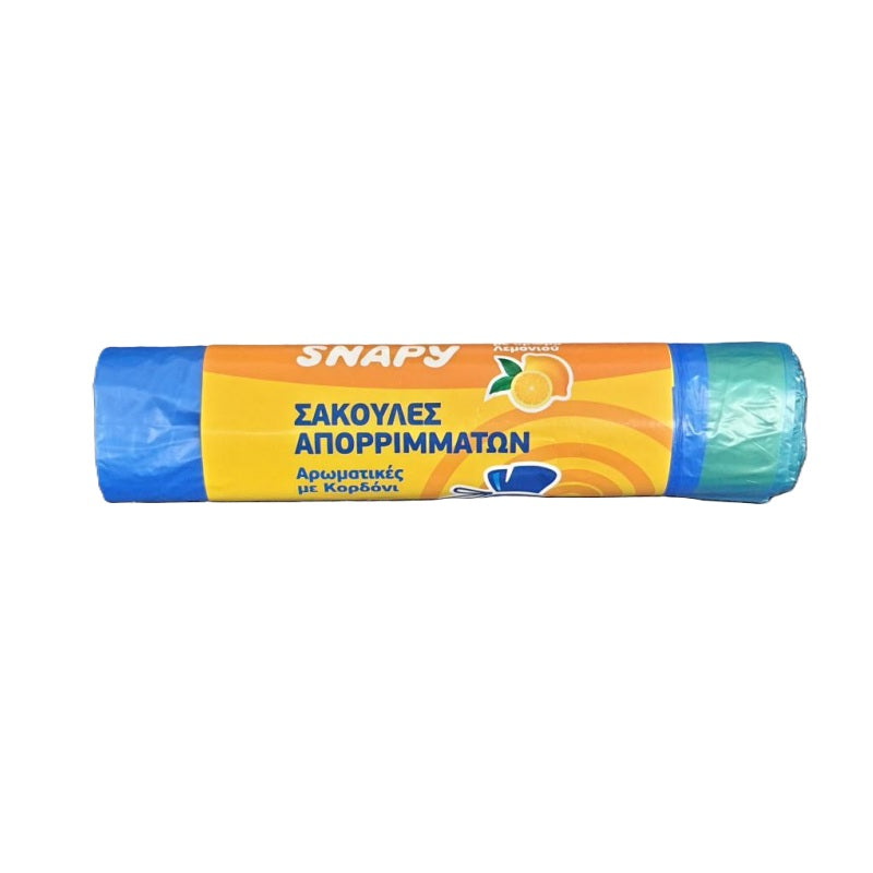ΣΑΚΟΥΛΑ ΑΠΟΡΡΙΜΑΤΩΝ 54x75cm 10ΤΕΜ ΚΟΡΔΟΝΙ SNAPY ΑΡΩΜΑΤΙΚΗ