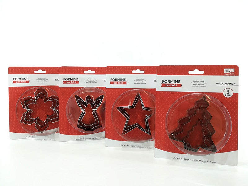 ΦΟΡΜΑΚΙΑ ΖΥΜΗΣ ΜΕΤΑΛΛΙΚΑ XMAS 3ΤΕΜ