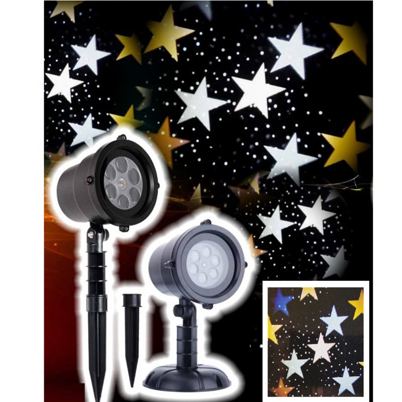 ΠΡΟΤΖΕΚΤΟΡΑΣ ΑΣΤΕΡΙ ME XIONI ΘΕΡΜΟ ΛΕΥΚΟ LED