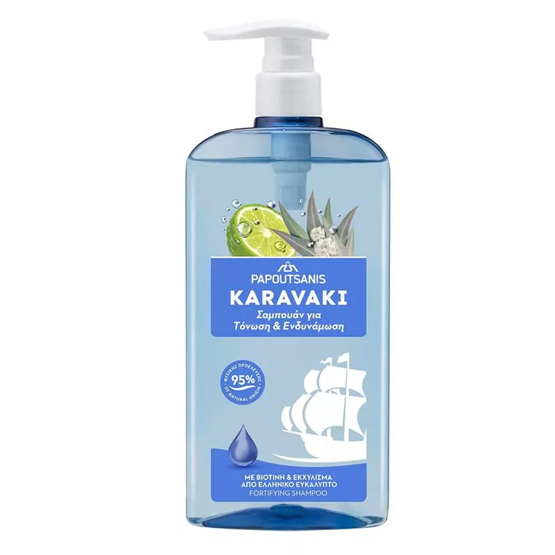 ΠΑΠΟΥΤΣΑΝΗΣ ΣΑΜΠΟΥΑΝ ΜΕ ΑΝΤΛΙΑ 600ml ΤΟΝΩΣΗ