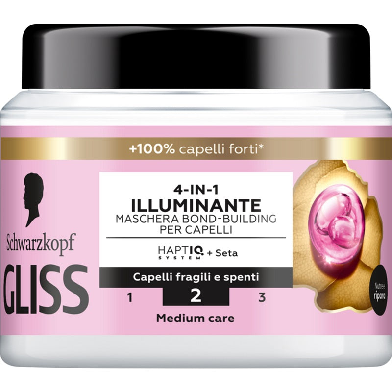 GLISS ΜΑΣΚΑ ΜΑΛΛΙΩΝ 400ml ILLUMINANTE
