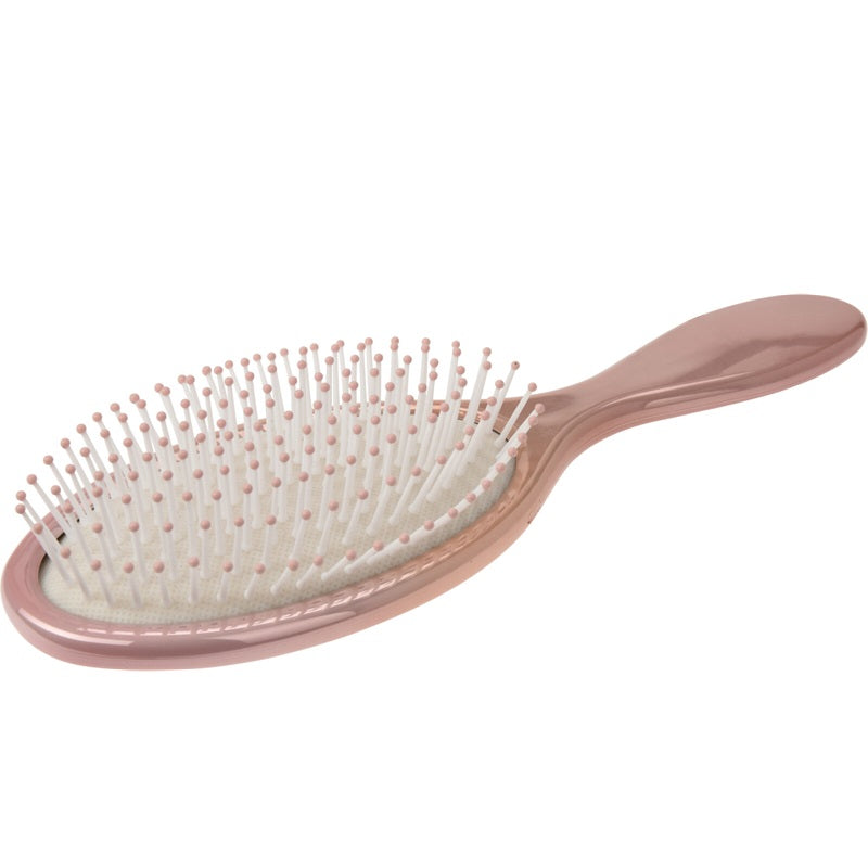 ΒΟΥΡΤΣΑ ΜΑΛΛΙΩΝ ΟΒΑΛ PEARL PINK 225x75x40mm ELEGANZA