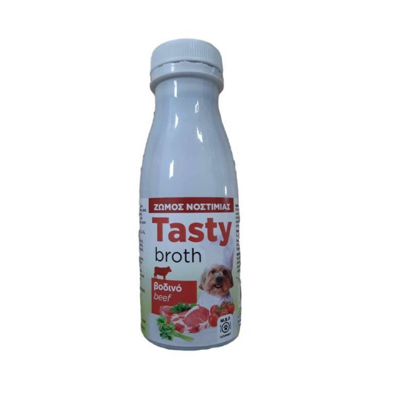 ΖΩΜΟΣ ΝΟΣΤΙΜΙΑΣ ΒΟΔΙΝΟ ΓΙΑ ΣΚΥΛΟΥΣ 250ml TASTY BROTH