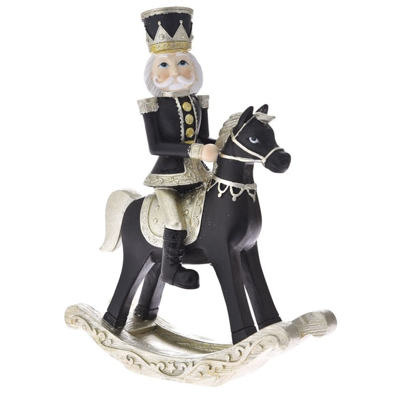 ΚΑΡΥΟΘΡΑΥΣΤΗΣ ΣΕ ΚΟΥΝΙΣΤΟ ΑΛΟΓΟ 19x8x25cm ΜΑΥΡΟΣ