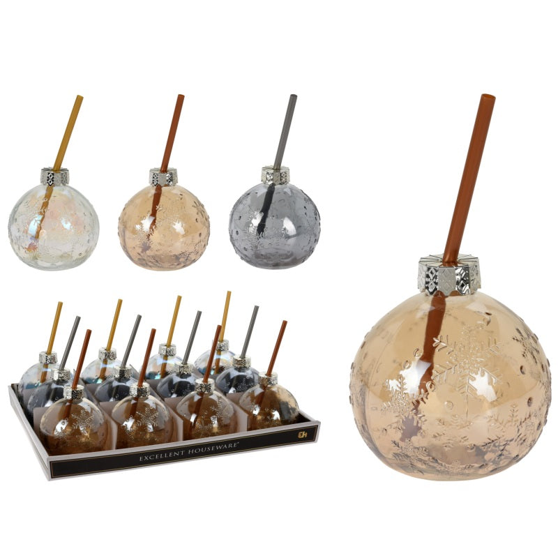 ΠΟΤΗΡΙ ΜΠΑΛΑ ΓΥΑΛΙΝΟ ΜΕ ΚΑΛΑΜΑΚΙ 220ml