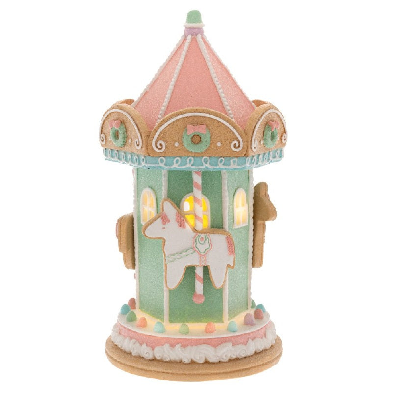 ΚΑΡΟΥΖΕΛ ΠΑΣΤΕΛ 12x11x22εκ ΜΕ ΦΩΣ ΠΟΛΥΡΕΖΙΝ