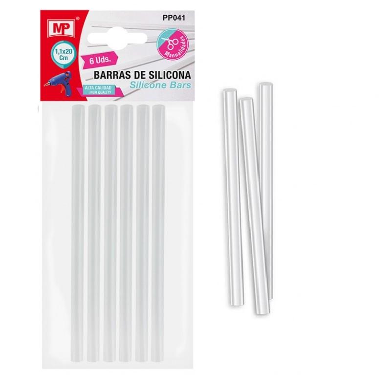 ΣΙΛΙΚΟΝΗ ΘΕΡΜΟΚΟΛΛΑ 6ΤΕΜ 1.1x20cm