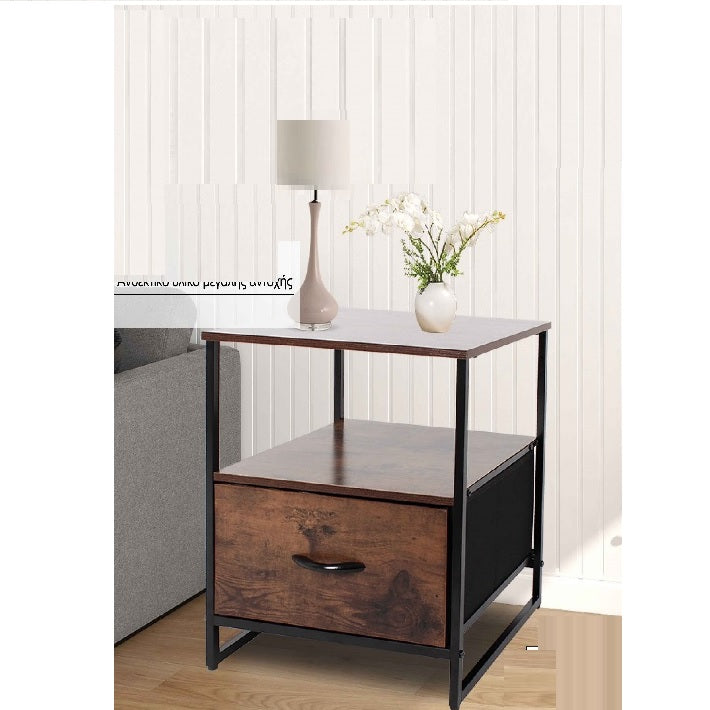 ΚΟΜΟΔΙΝΟ ΤΡΑΠΕΖΑΚΙ ΜΕ ΣΥΡΤΑΡΙ 45x40x50.5cm TIGER