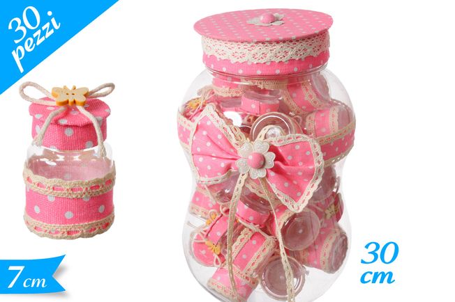 ΒΑΖΑΚΙΑ ΜΠΟΜΠΟΝΙΕΡΑΣ ΡΟΖ ΣΕΤ 30ΤΕΜ