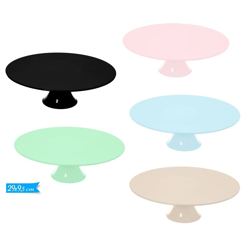 ΠΙΑΤΕΛΑ ΜΕ ΠΟΔΙ ΜΟΝΟΧΡΩΜΗ 29x9.5cm