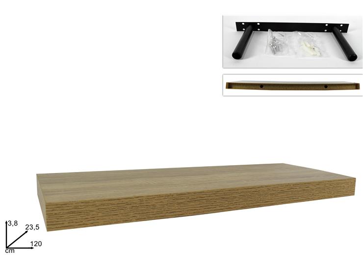 ΡΑΦΙ 120x23.5x3.8cm ΦΥΣΙΚΟ