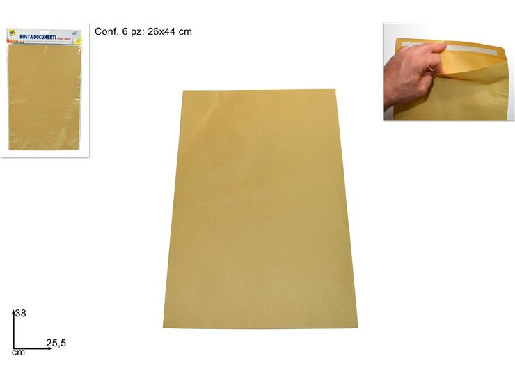 ΦΑΚΕΛΟΣ 6ΤΕΜ 25.5x38εκ
