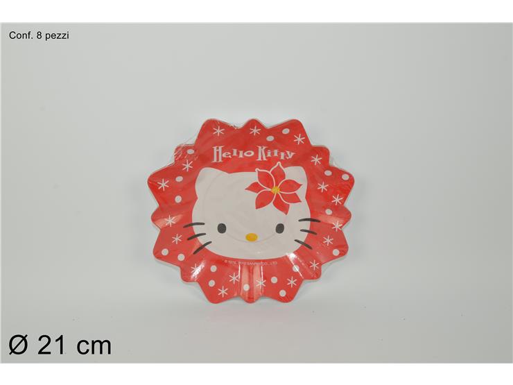 ΠΙΑΤΑ ΠΑΡΤΥ 8ΤΕΜ HELLO KITTY 21cm