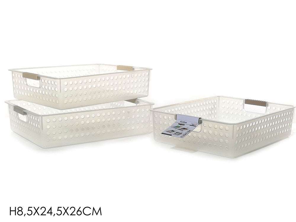 ΚΑΛΑΘΙ ΑΠΟΘΗΚΕΥΣΗΣ 26x34.5x8.5cm ΠΛΑΣΤΙΚΟ ΔΙΑΦΑΝΟ